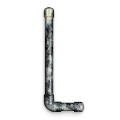 letter initial L acid corrosion pipe plumber ultra realistic