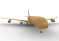 wooden toys famous boeing 747 b